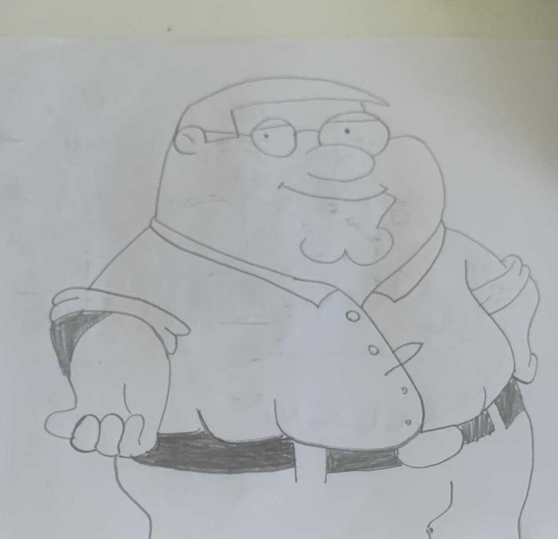Peter griffin drawing