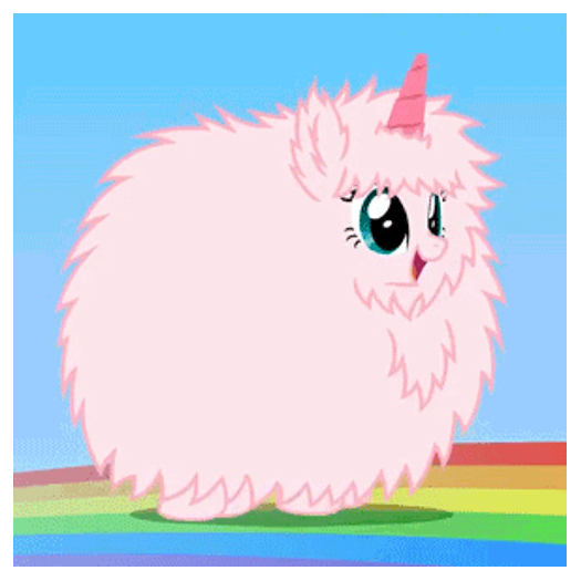 pink fluffy unicorns 