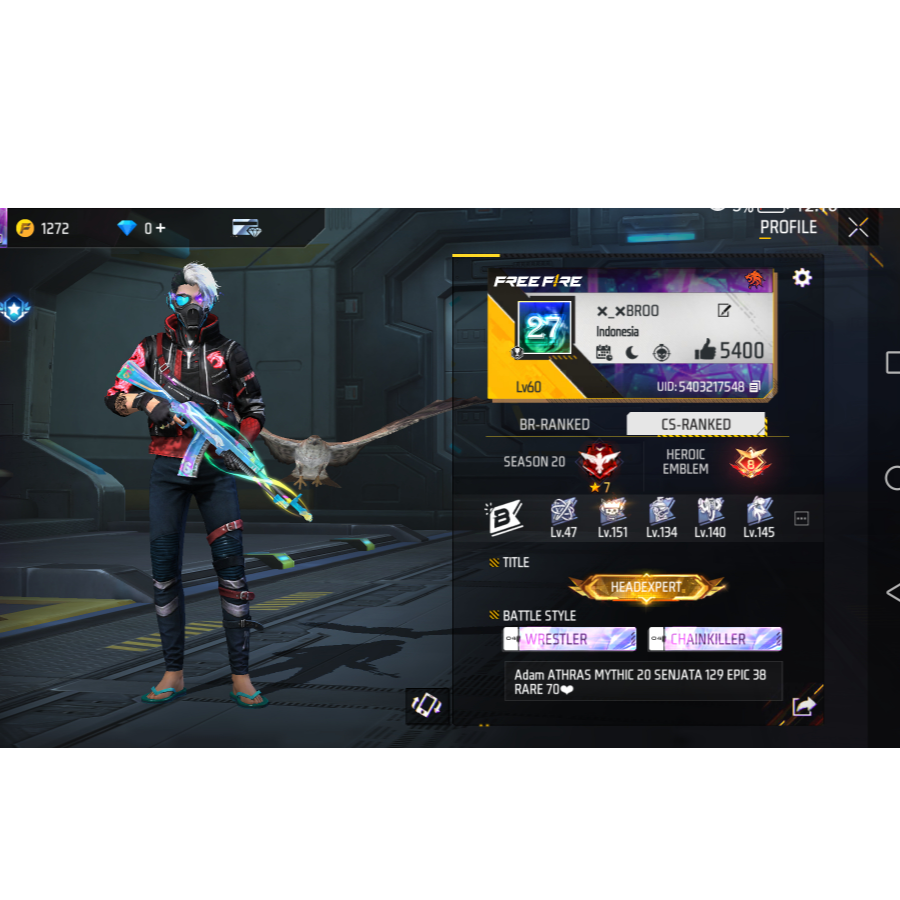 Ff uid 5403217548  ffmax❤️