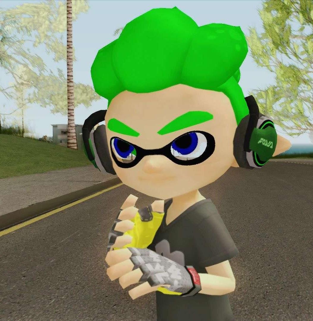 Tails Inkling Boy Splatoon 2