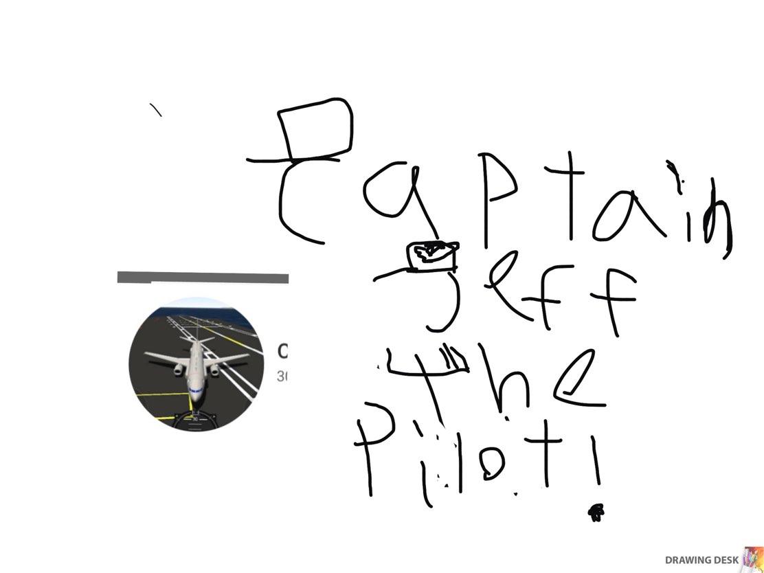Captain Jeff the pilot