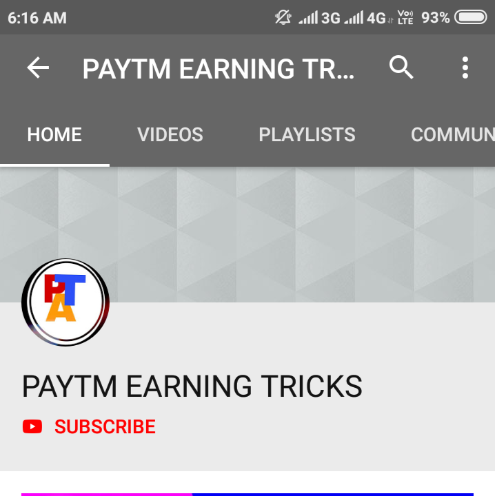 Paytm earning tricks P E T
